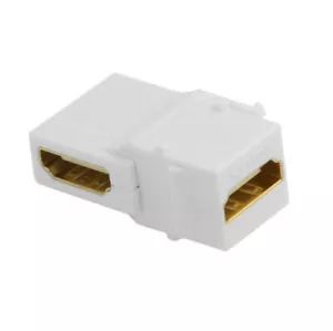 90 Degree Right Angled HDMI Female to Female Jack Coupler Adapter Connector - Picture 1 of 3