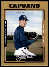 2005 Topps Gold Chris Capuano 0306/2005 Milwaukee Brewers #446