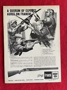 Pubblicità stampa vintage 1968 Franchi Falconet calibro sopra/sotto 12 Stoeger Arms - Foto 1 di 7