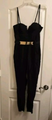 Mono de niña I1 Material, negro, con correas de espagueti, talla mediana Foto 1 de 3