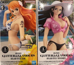 Figura BANPRESTO One Piece GLITTER & GLAMOURS SPLASH STYLE NICO ROBIN & NAMI Nueva - Imagen 1 de 6