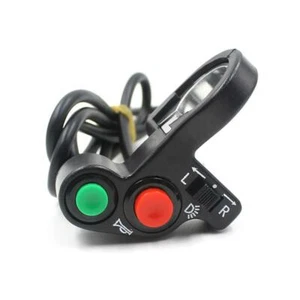 Aluminum 7/8"22MM Motorcycle Switch Handlebar Motorbike Handlebar Switch Control - Foto 1 di 11