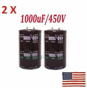 2 PIEZAS 1000UF450V 35 * 50 condensadores electrolíticos 1000UF 450V 35X50 HO - Imagen 1 de 1