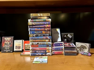 Lot 33 Walt Disney VHS Movies DVD CD Tape Pixar Masterpiece Collection McDonalds - Picture 1 of 11