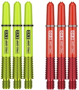 2 Sets Target Pro Grip Evo Short Dart Schäfte - Versand mit Tracking - Grün Rot - Bild 1 von 1