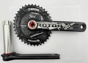 ROTOR 3D + SRM Leistungsmessgerät Kurbelsatz - 175 mm - doppelt - Q-Ringe - BB30 - GEBRAUCHT - Bild 1 von 11