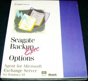 NOS SEAGATE BACKUP EXEC AGENT OPTIONS FOR MS EXCHANGE SERVER FOR WINDOWS NT - Picture 1 of 2