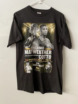 Mayweather Cotto 2012 Tshirt plus Canelo vs Mosley size M unisex Front Graphic - Image 1 of 4