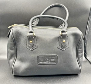 Bolso Cartera Vintage DOONEY & BOURKE Negro Guante Suave Manteroso Cuero Años 90 - Imagen 1 de 23