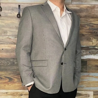 Chaqueta Deportiva Blazer Gris Geométrico Ralph Lauren Talla 46L *EXCELENTE* Foto 1 de 4