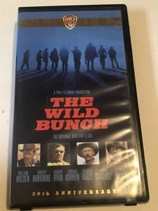 The Wild Bunch VHS Tape William Holden Ernest Borgnine Ben Johnson - Picture 1 of 2