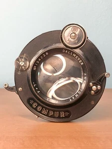Dallmeyer 7” (178mm) f4.5 Anastigmat Lens In Compur Shutter - Picture 1 of 10
