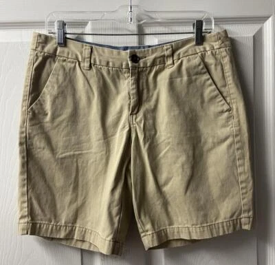 Merona Flat Front Chino Shorts Womens Size 8  Tan - Image 1 of 4
