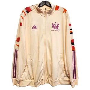 ADIDAS Originals X THEBE MAGUGU Jacket Womens 3XL Ivory Track TIRO Soccer HN5636 - Picture 1 of 9