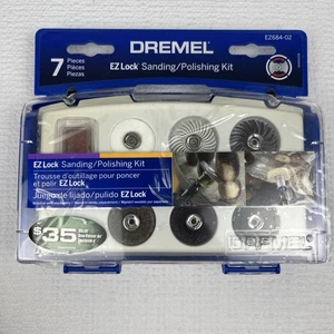 NOS DREMEL EZ Lock Kit de ponçage / polissage 7 pièces EZ684-02 - Photo 1/12