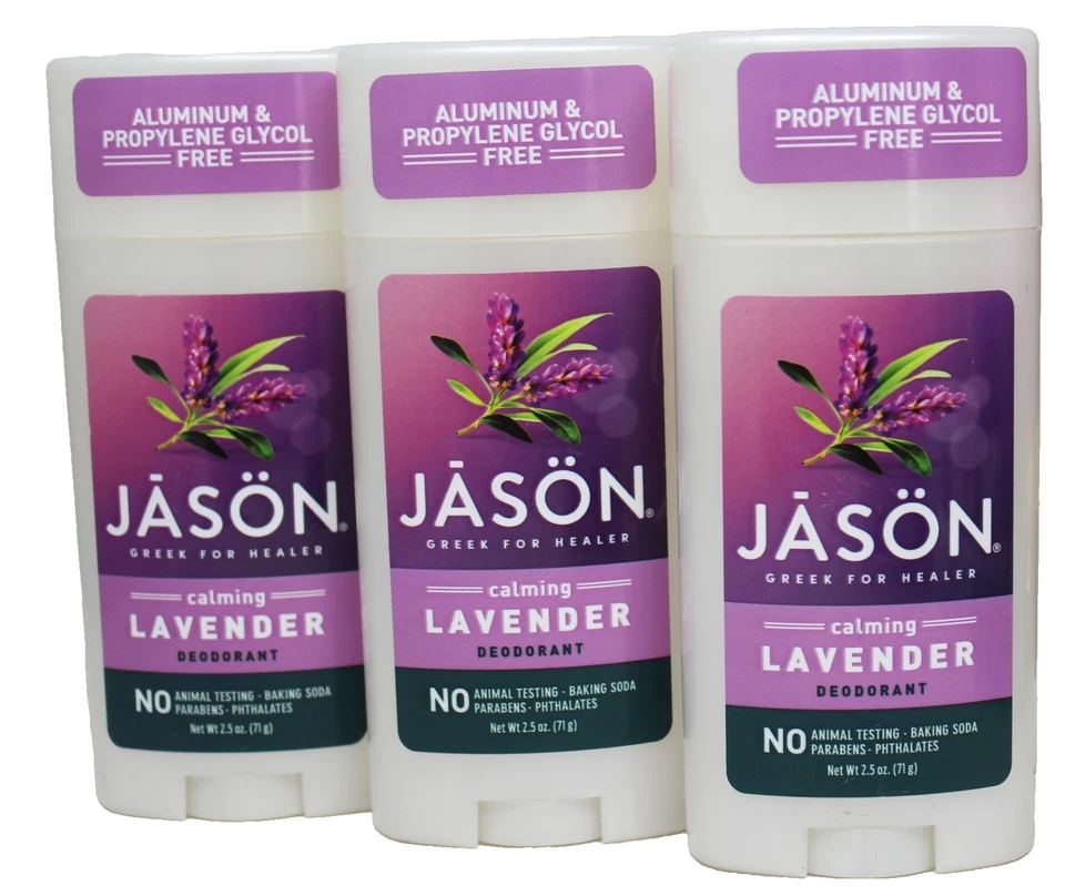 Jason Calming Лавандовый дезодорант без алюминия без парабенов пропилен Лот 3 - Изображение 1 из 3