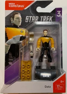 Mega Construx 2018 Star Trek The Next Generation Data - Picture 1 of 3