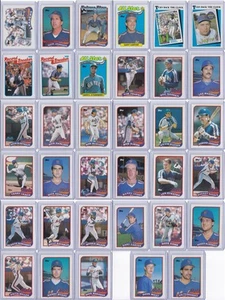 New York Mets 1989 Topps Baseball Team Set 35 Cards - Picture 1 of 13