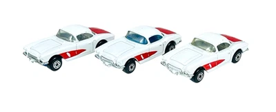 Matchbox Lesney Superfast (3) Varied MB71 1962 Chevy Corvettes - Loose Diecast - Image 1 of 4