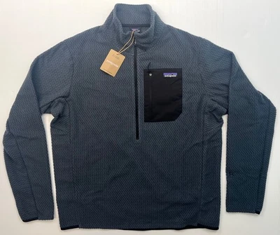Hombre PATAGONIA R1 Air Fleece Cremallera Cuello #40246 AZUL FUNDIDO (SMDB) Foto 1 de 3