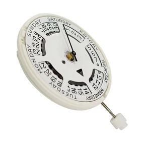 Dual Calendar Quartz Watch Movement With Battery Replacement for Swiss ISA 1198 - Picture 1 of 16