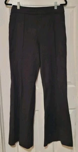Spanx The Perfect Pants Womens Large Black Hi Rise Flare Trousers Dress Pants - Picture 1 of 5