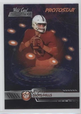 2021 Wild Card Alumination Protostar Orange Davis Mills #PS-8 Rookie RC - Image 1 of 2