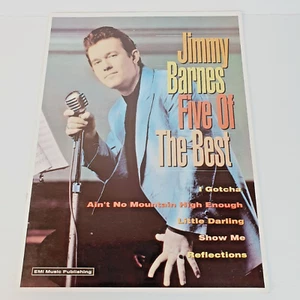 JIMMY BARNES FIVE of THE BEST SOUL DEEP RECORDINGS EMI MUSIC SONG BOOK PAPERBACK - Picture 1 of 5
