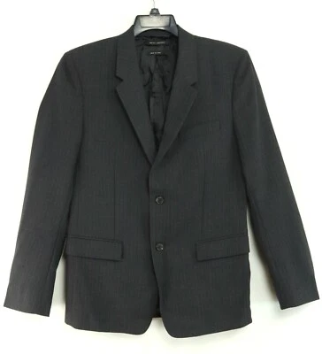New Mens Marc Jacobs 100% Wool Gray Stripe Sportcoat Suit Blazer S / 50 (EU) - Image 1 of 3