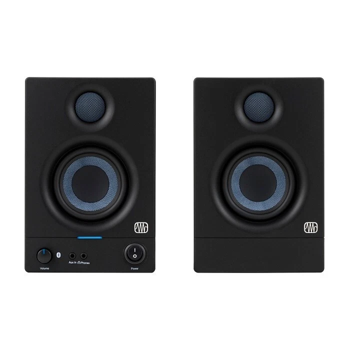 PreSonus Eris 3.5 BT 2nd Gen Aktives Studiomonitor-Paar Lautsprecher in Schwarz