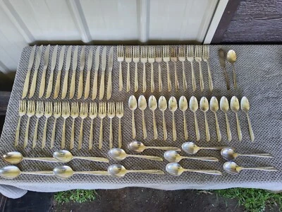 DE COLECCIÓN ONEIDA LTD. ROGERS 1881 TIEMPO LILA 62 PIEZAS. SERVICIO PARA 12 CUBIERTOS Foto 1 de 4