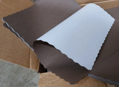 1000 PCS Hoffmaster Decorator Chocolate Color Recycled Placemat 9-1/2" x 13-1/2" - Image 1 of 4