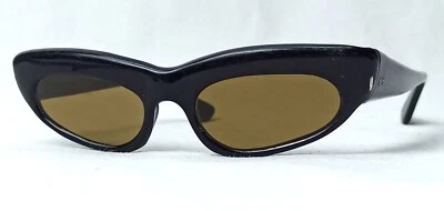GAFAS DE SOL CLÁSICAS ART DECO VINTAGE ITALIA ROMA MEDIADOS DE SIGLO UNISEX AÑOS 50 COMO NUEVAS Foto 1 de 4