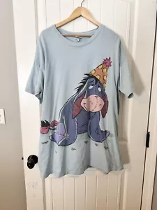 Vtg 90s Disney Pooh Eeyore Life Of The Party Tshirt Mens XXL Single Stitch Tee - Picture 1 of 6