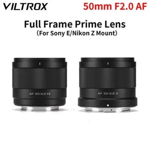 Viltrox AF 50mm F2.0 Air Full Frame Camera Lens Portrait Lens for Sony E Nikon Z - Bild 1 von 14