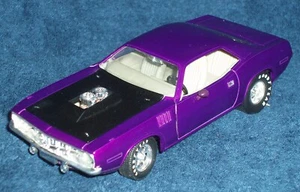 CLASSIC METAL WORKS 1970 0r 1971 PLYMOUTH BARRACUDA CUDA VERSIÓN DE CARRERAS 1/24 - Imagen 1 de 12