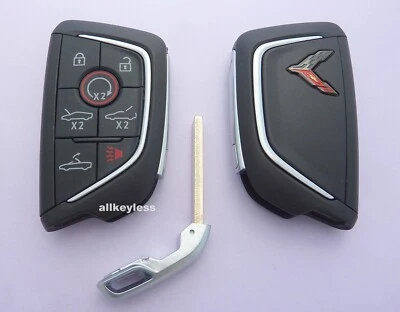 OEM 2020-2025 CHEVROLET CORVETTE smart key remote fob YG0G20TB1 / 13538853 - Image 1 of 4