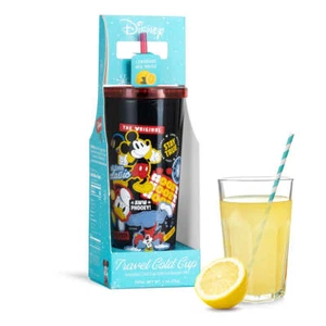 Disney Mickey Mouse Insulated Tumbler Gift Set w/ Straw & Lemonade Mix - Picture 1 of 4