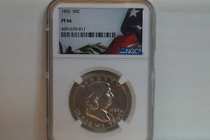 NGC PF66 1962 Franklin Half  - Imagen 1 de 3