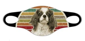Cavalier King Amoureux chiens Masque protecteur doux pour visage facilem lavable - Picture 1 of 1