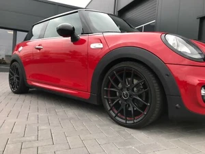 Ruote invernali Mini Cooper Breyton Race GTS-R 7jx17 nero opaco redline nexen - Foto 1 di 11
