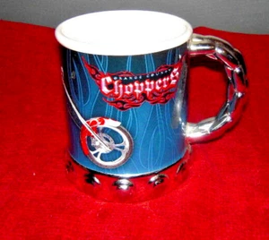 Motorcycle Collector's Chrome Red/Blue Mug/Orange County Choppers 2005 - Picture 1 of 5