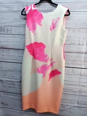 Vestido Vaina Antonio Melani Neopreno Sin Mangas Para Mujer’s 6 Sin Mangas Rosa  Foto 1 de 4