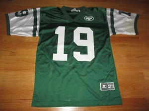 Starter KEYSHAWN JOHNSON No. 19 NEW YORK JETS (Size 46 MEDIUM) Jersey - Picture 1 of 6