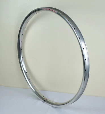 26” Velocity Blunt 35mm x 32h Polished Silver Rim - Image 1 of 4