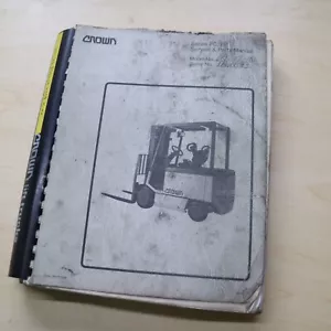 CROWN FC FP SERIES Forklift Service Repair Parts Manual book catalog list owner - Picture 1 of 17