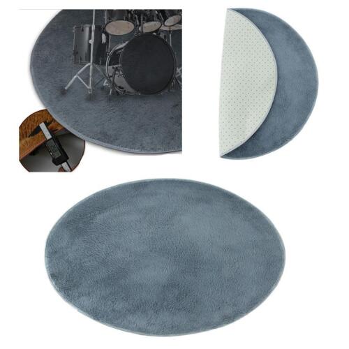 Durable, Round Carpet Mat in Grey/Khaki, Diameter 120/160cm, for E Drum