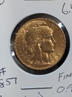 1910 Frankreich Gold 20 Franken 6,4516g KM#857 Feinheit O. 9000 