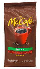 McDonalds McCafe Premium Roast Decaf Ground Coffee 12 oz 