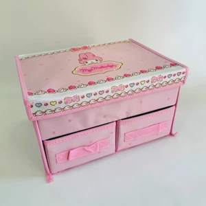My Melody Anime Folding Container Case Storage Box Makeup Girl Y2K - Picture 1 of 9